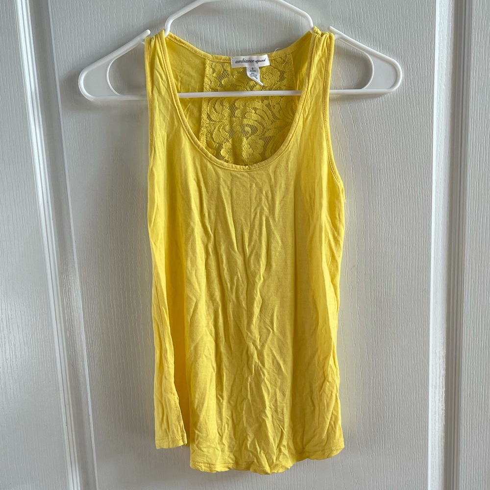 Ambiance Cami Top | Lace in the Back | Size Small